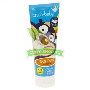 Brush Baby Зубная паста детская BR025 3-6 лет, 50 мл