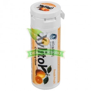 Miradent Xylitol Chewing Gum Fresh Fruit - . .   , 30 / 30 