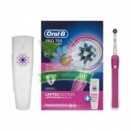 Braun Oral-B PRO 750 CrossAction Pink Edition электрическая зубная щетка